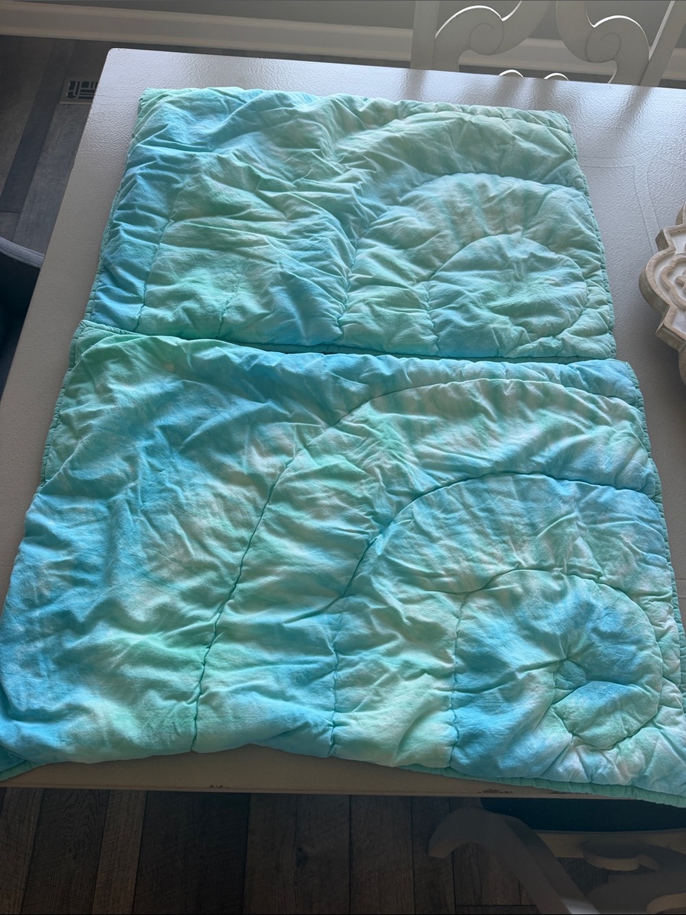 Aqua Gradient Quilted Shams - Pottery Barn Teen